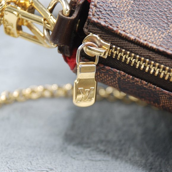 Louis Vuitton Damier Ebene Eva Pochette w/ Strap - Picture 4 of 10